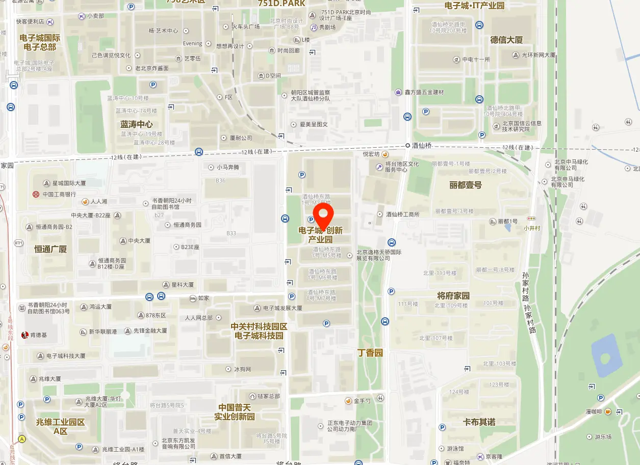 电子城创新产业园地图位置